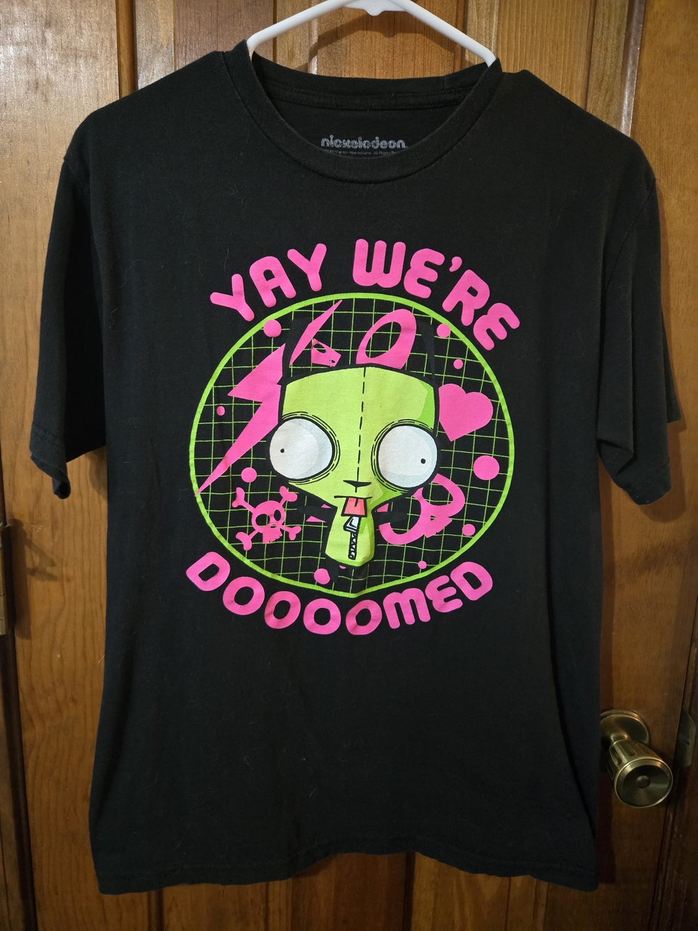 Nickelodeon GIR from Invader Zim Black T-shirt
